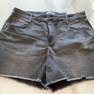 Nine West Charcoal Jean Shorts